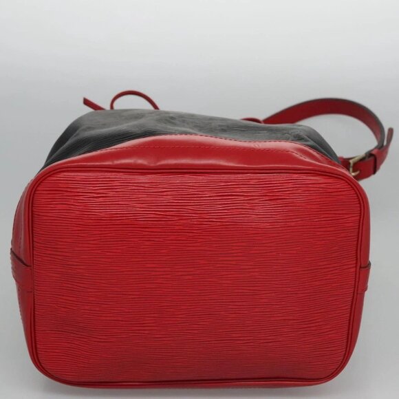LOUIS VUITTON Epi Noe Shoulder Bag Bicolor Black Red M44017 LV Auth BD310 - Picture 6 of 16